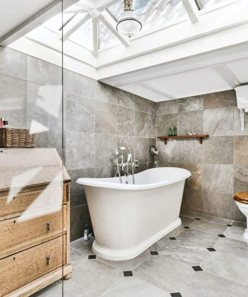 Modern bathroom interior
